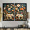 «Indian Art Jaipur Elephants 4 - Global», ensemble de 2 pièces