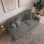 2 - Piece Upholstered Corduroy Modular Sectional Sofa with Pillow Back and Solid Wood Legs-1715708322