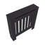 FM FURNITURE Rio Radiator Cover With Storage, Space,Saving Design, Wengue