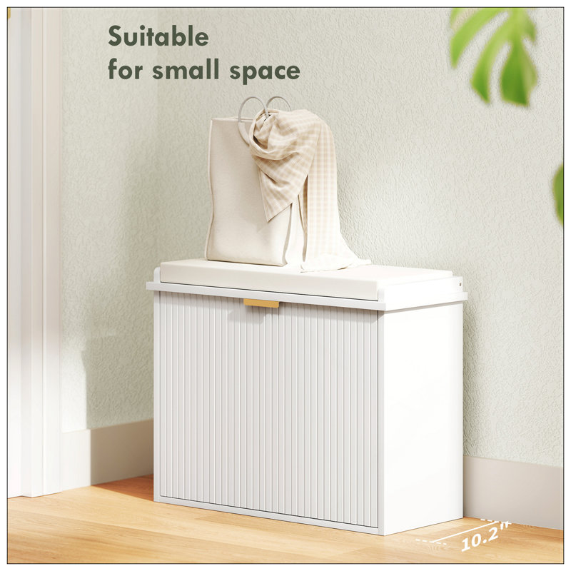 Banc de rangement pour chaussures, banc d'entrée, armoire à chaussures