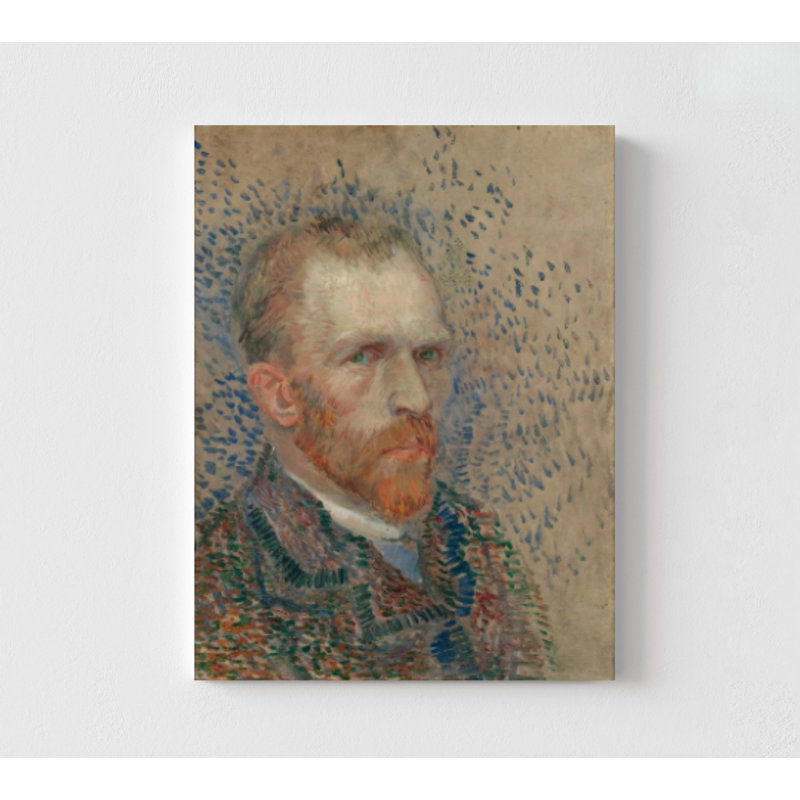 Autoportrait par Vincent Van Gogh, reproduction de peintures célèbres, portrait de Van Gogh, art mural, reproduction d'art de Van Gogh Stye, autoportrait de Van Gogh