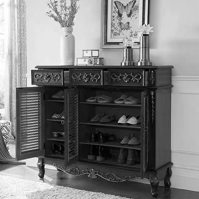 24 Pair Shoe Storage Cabinet