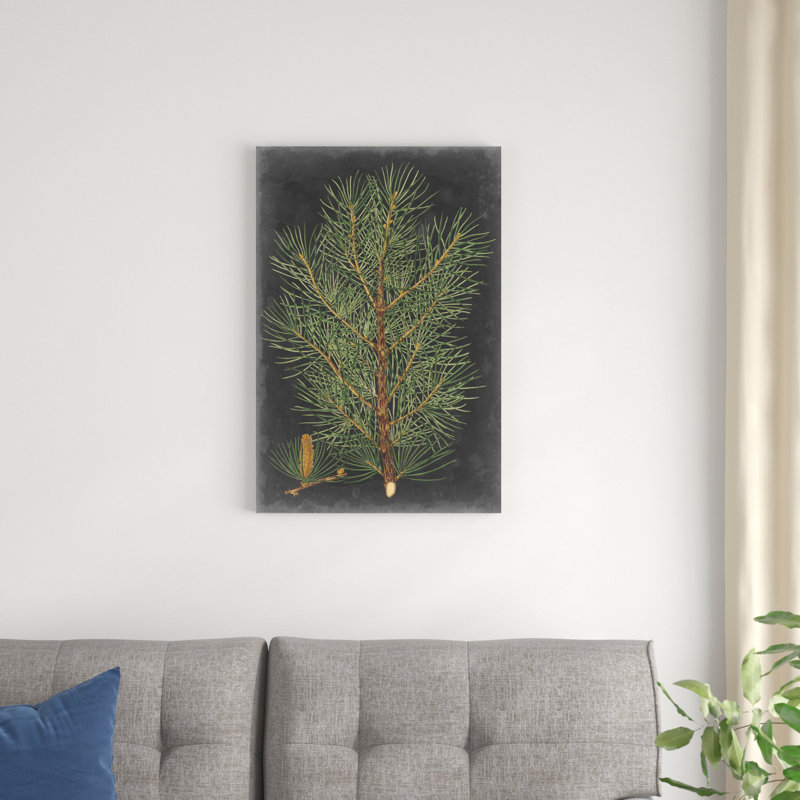 «Dramatic Pine II», peinture sur toile, H 30 po x l 20 po, Non, Unframed