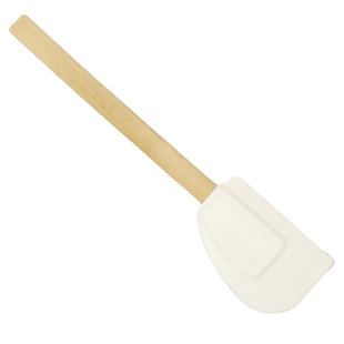 Met Lux White Rubber Spatula - Spoon-Shaped - 16 inch - 1 Count Box