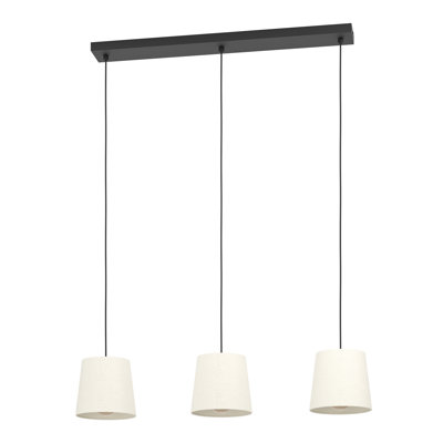 Silviea 3 - Light Matte Black Pendant