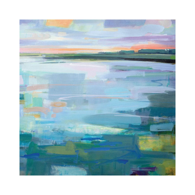By The Footbridge Ogunquit by Kathleen Robbins - Gallery-Wrapped Canvas Giclée on Canvas, 30.48 cm H x 30.48 cm W