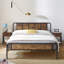 Ensemble de chambre avec lit plateforme 3 pièces Kempst-537133072-537133073