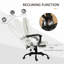 Fauteuil de bureau à haut dossier inclinable BEIMO-125197232