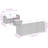 Vidaxl Garden Sofa Set Grey, Dark Grey