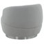 Fauteuil demi-tonneau pivotant en polyester 33,3 cm de large Teter-1128771957-1160102230