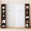 Grand lit escamotable mural avec portes de rangement-920811764