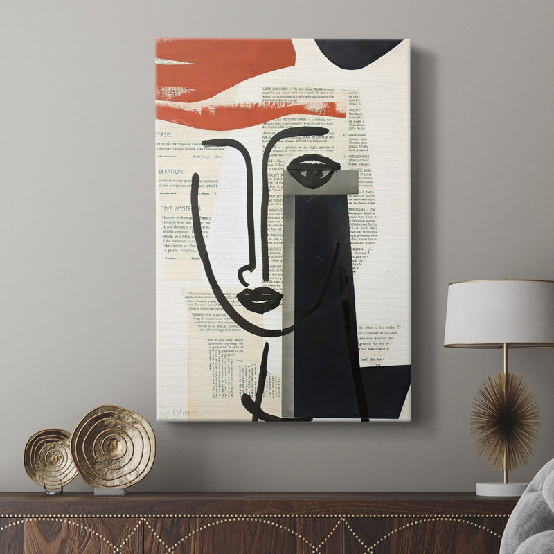 Faces of A Century VI -Custom Wrapped Gallery Cavas, 48" H x 32" W