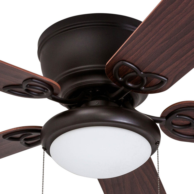 Araceliz 52'' Ceiling Fan with Light Kit, Bronze
