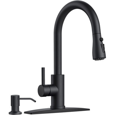 Kitchen Faucets with Soap Dispenser, Kitchen Faucet with Pull Down Sprayer
