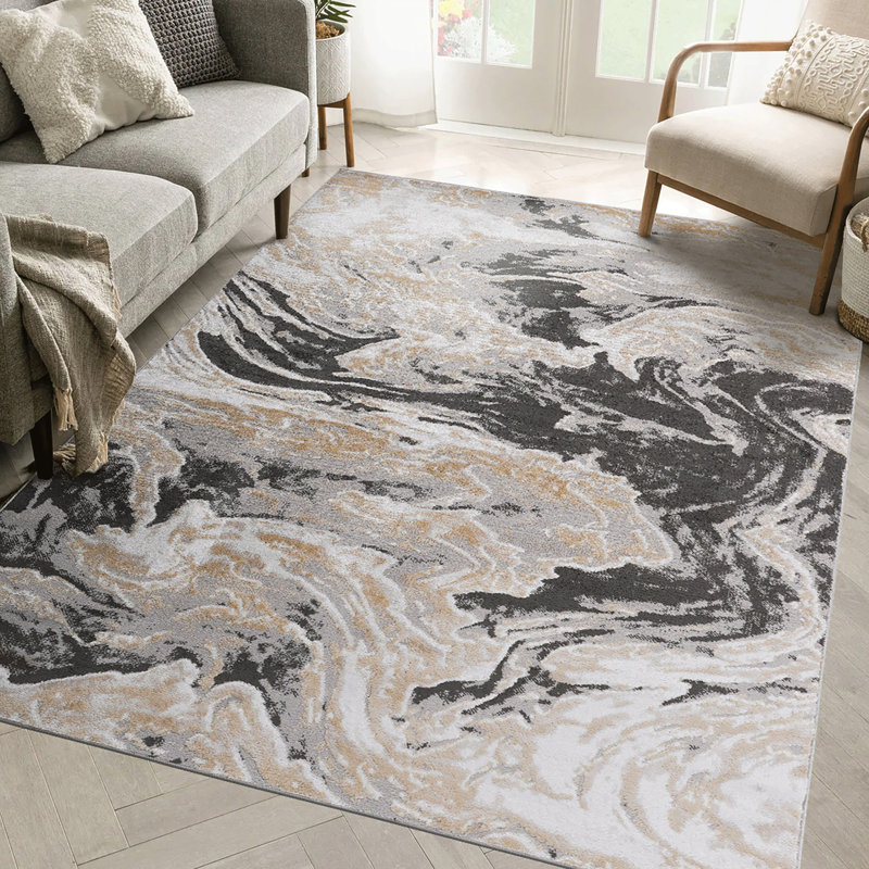 Living Room Bedroom Dining Home Office Stylish and Stain Resistant Area Rug