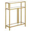 Adamsville 55.9cm Glass Top Console Table-677722592