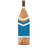 Wood Novelty Canoe Oar Paddle Blue Wall Decor with Arrow Design and Rope Detail