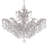 Weekes 6 - Light Glass Empire Chandelier-20319661-20319660