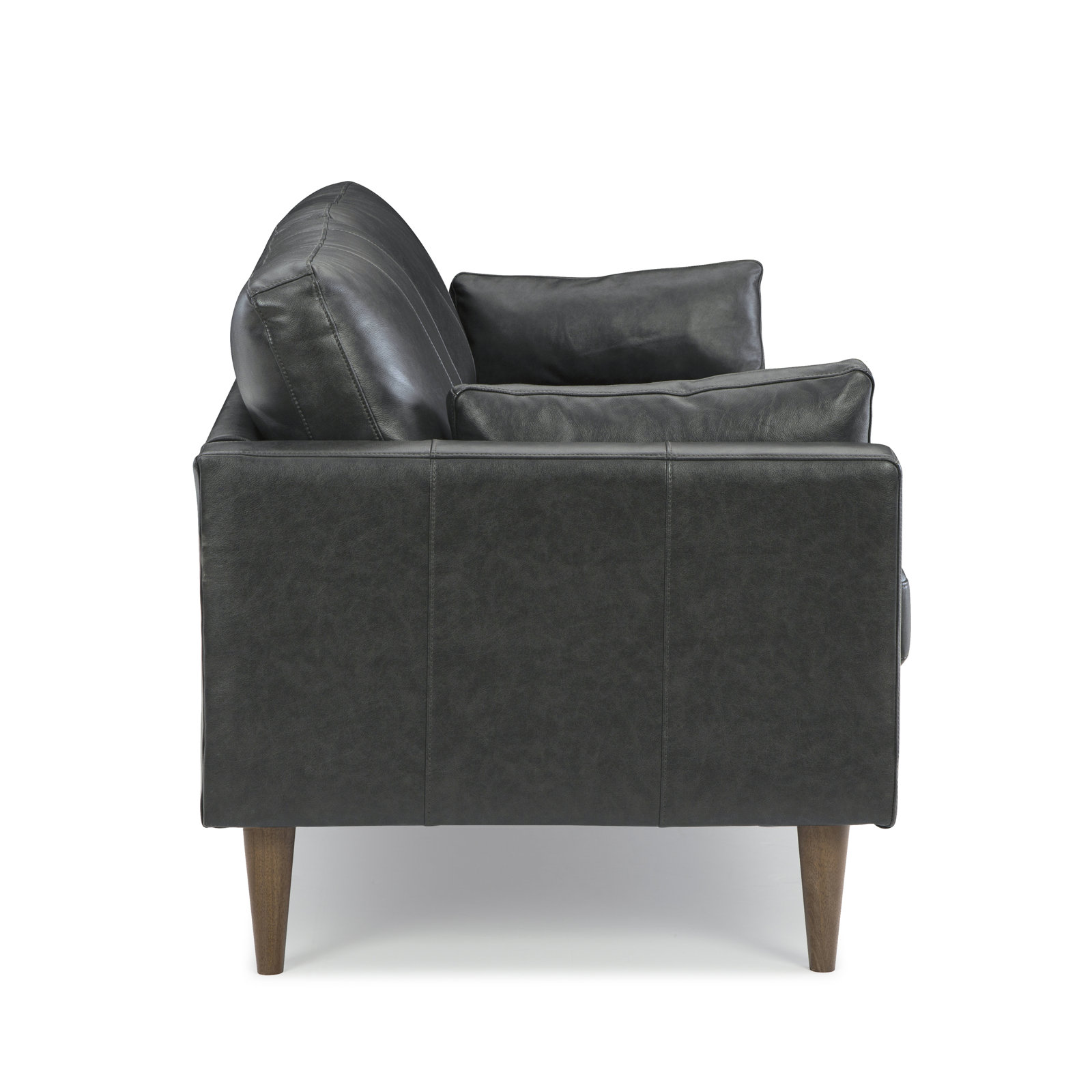 Viveros 81'' Upholstered Sofa, Dark Walnut, Midnight