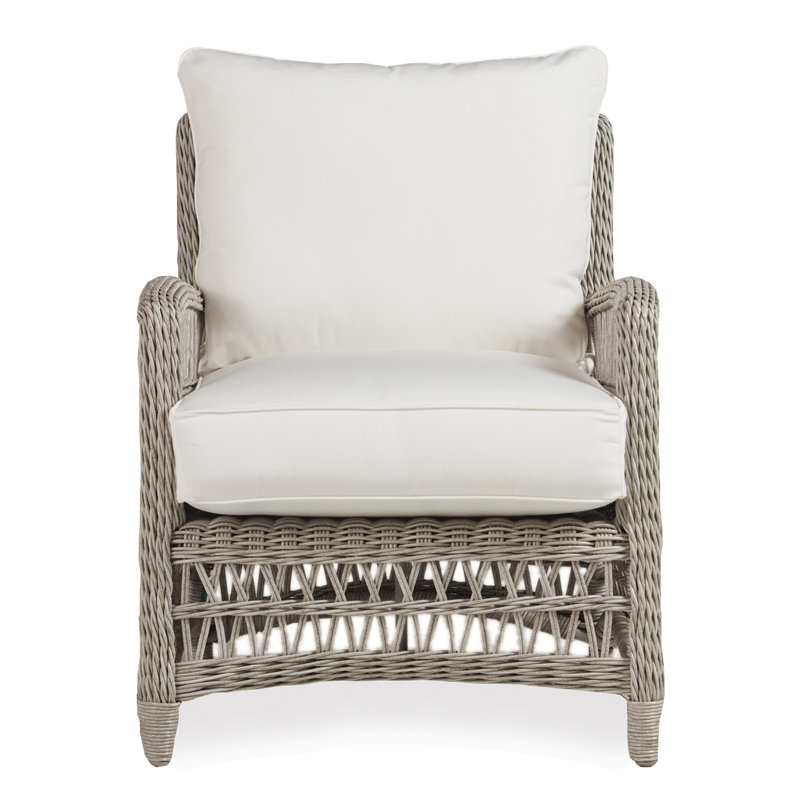 Mackinac Outdoor Lounge Chair, Bamboo Bay Sky