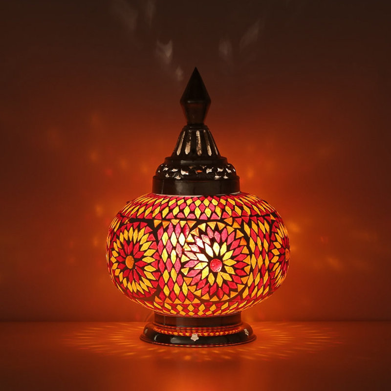 Chambliss Metal Table Lamp, Redorange
