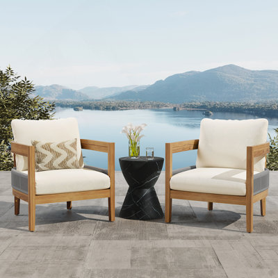 Porto Outdoor Club Chair Sets Of 2