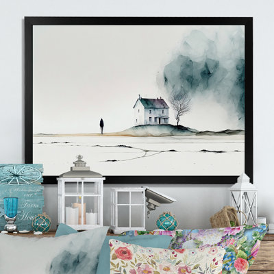 «Countryhouse In The Middle Of Nowhere VI», reproduction sur toile
