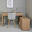 Bureau en L 55,12 "avec armoire de rangement-91342570
