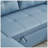 88" Convertible Pull Out Sofa Bed with Storage Chaise-336782136