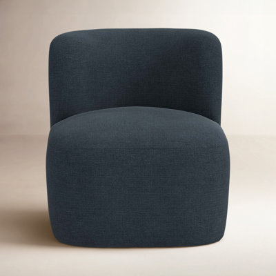 Mariza Cotton Swivel Lounge Chair