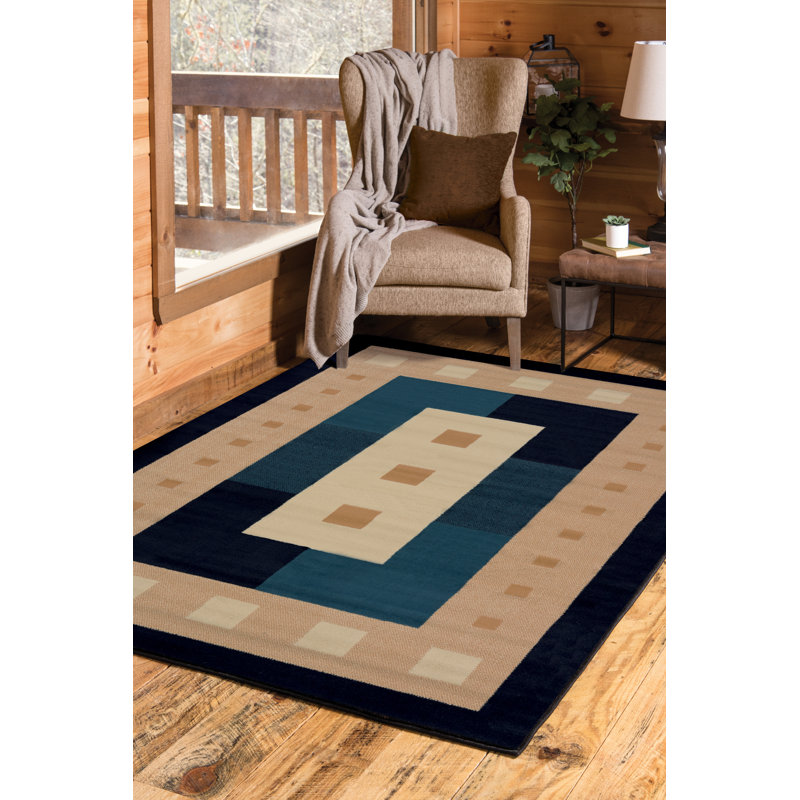 Aguilar Geometric Indoor Rug, Rectangle 7'10" x 10'6"