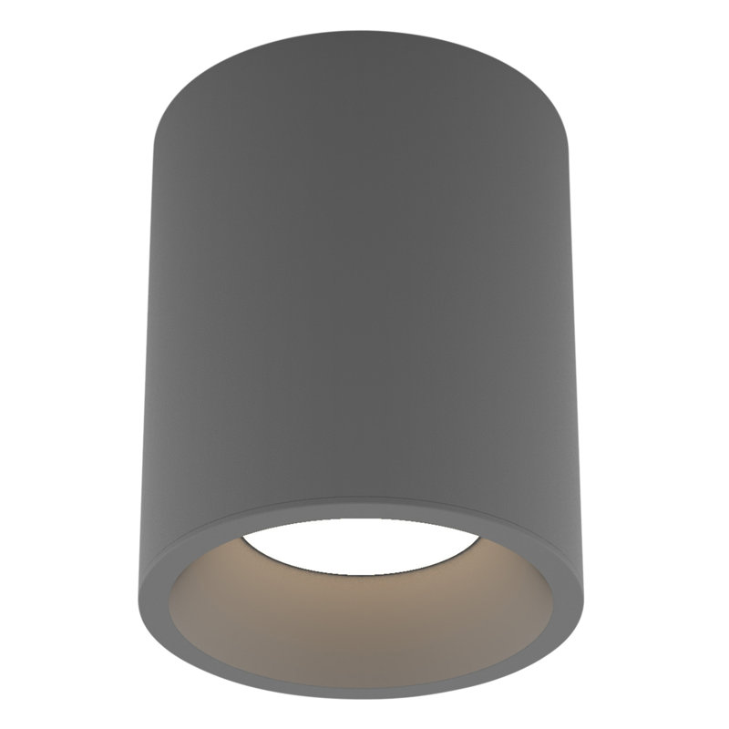 Kos LED Outdoor Flush Mount, 130, Textured Black