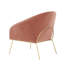 Fauteuil demi-tonneau en velours 31 po Lucent-1784623169