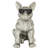 Gottfriede Ceramic Bulldog Decorative Sculpture with Sunglasses-107212074