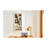Bookshelf, Freestanding Wood Open Bookcase With 5 Cubes, With 2 Keyhole Hangers, Home Office Décor Rectangular Storage Shelf Display Rack For Study Living Room  White
