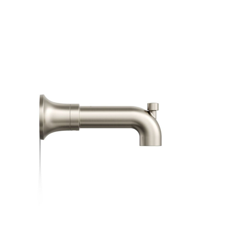 Tone Wall-Mount Diverter Bath Spout, Vibrant Brushed Nickel