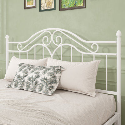 Cerena Vintage Metal Platform Bed Headboard ONLY