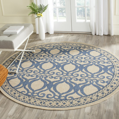 Claudis Performance Geometric Indoor/Outdoor Area Rug