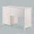 Roscoe White Finished 3 Soft Close Drawers & 1-Cabinet Writing Desk, 30.64" H X 47.21" W X 19.85" D-422080833-422084287