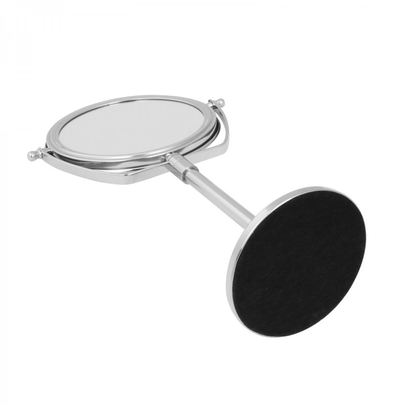 Chrome Plated Brass Double-Sided Vanity Mirror