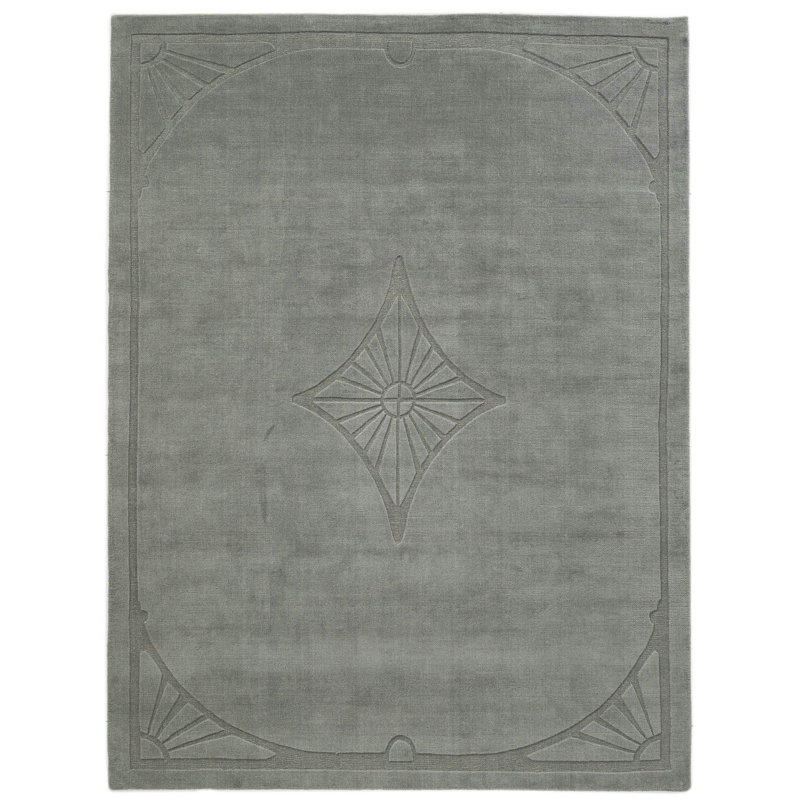 Tapis de salon tissé à la main, Rectangle 8 pi 8 po x 11 pi 9 po