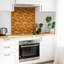 Self Adhesive Vinyl Splashback Tiles Sticker Peel Stick set 9 pieces 30x30 cm Bon appetit theme!