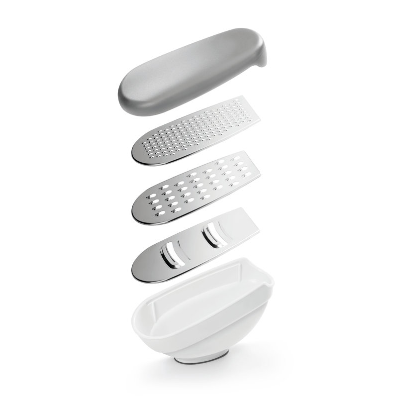 Trio-Box Grater With Container And Lid