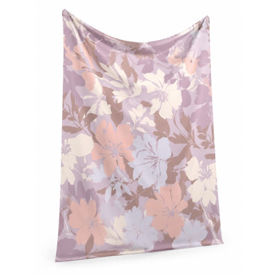 Serviette de bain hawaïenne à imprimé floral en microfibre 30 po x 60 po