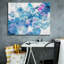 «Abstract Pouring Q» par Jean Plout, art mural sur toile, 34 po x 26 po