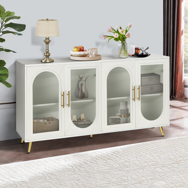 Jahvarni 59.8'' Console Table, Antique White