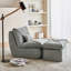 Armless Bean Bag Set With Ottoman (set Of 2)-1216675484