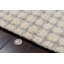 Tapis gris en laine tissé à la main Amauche-589449879