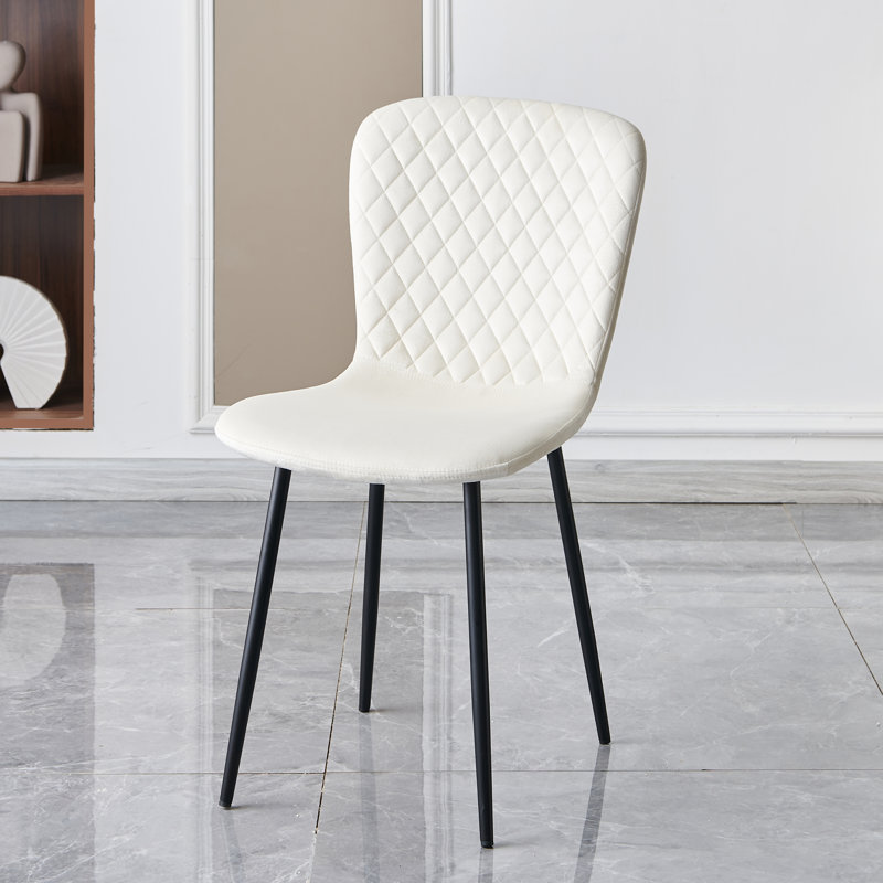 Chaises de salle à manger rembourrées Modern, Beige