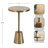 Searles Round Metal Side Table-906882056